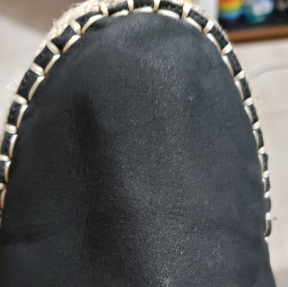 Lace-Up Espadrille Sandal Eileen Fisher Size 11 Black - Picture 7 of 11